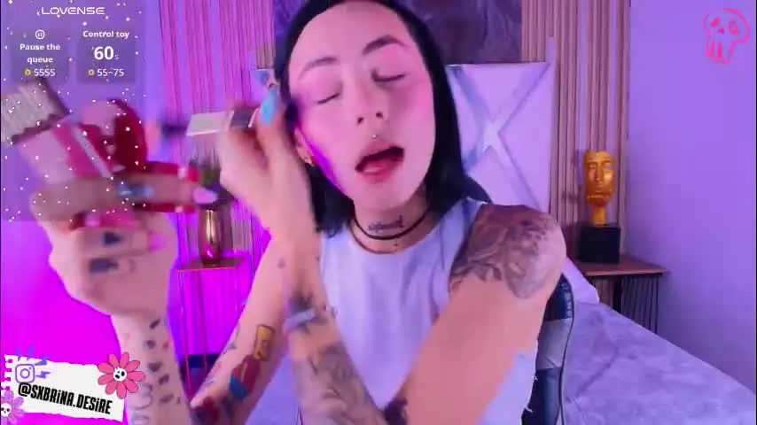 _sabrinaa_1 — This sexy girl want hard sex, come and enjoy my riding 😈 my PVT is on, take a look of my wild TIP MENU - Goal: Ride dildo x8min #latina #teen #tattoo #slim #petite