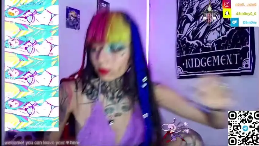 d3m0ny0_0 — make me feel good - Goal is : MAKE ME SQUIRT PLZ!!! #cosplay #goth #latina #emo #smallass