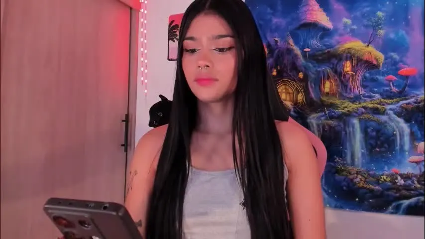 devours_fire — GOAL: Spank in your pussy [46 tokens remaining] Open Pvt / I want you to make me yours 🥵 / #latina #bigass #new #petite #young