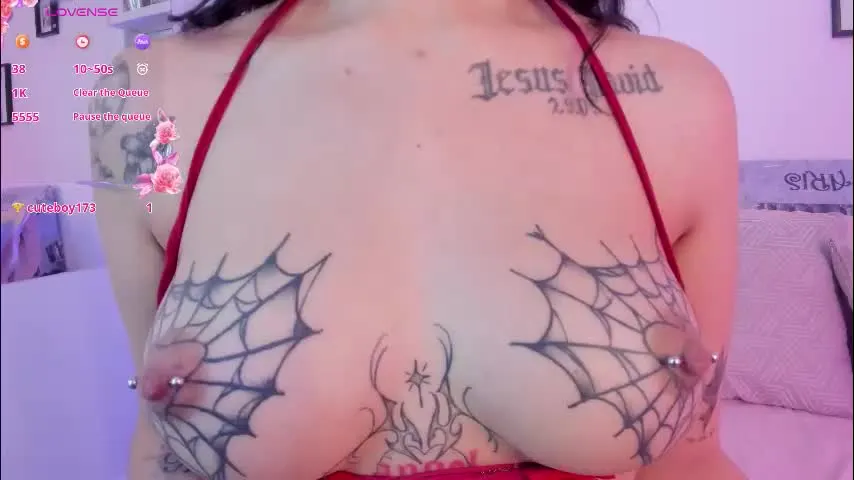 emmajohanson — You need to taste my juicy pussy 💦║ Special Patterns 11-22-33-44 ❤️║ - Goal: AHEGAO #smalltits #latina #piercing #tattoo #goth