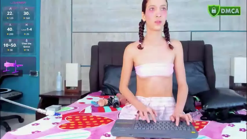 lizzysato — 🎀 18yo Spinner Doll | Pale & Submissive | Deepthroat & Anal | - Goal: Finger pussy (2 fingers) 👇 [23 tokens left] #18 #teen #squirt #anal #skinny