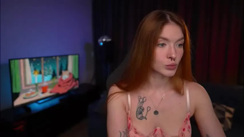 sonic_porn — [175 Left] Deepthroat #redhead #naturaltits #bigass #hairypussy #deepthroat