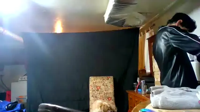 topdogintraining93 — Whos happy to see me? #white #dick #slim #leather #smile