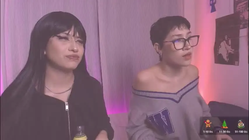 tokyo_blues — GOAL: sloppy deepthroat [129 tokens remaining] Come and play with us!!! Lush on 💦❤️💦 #smoke #lesbian #deepthroat #strapon #bdsm