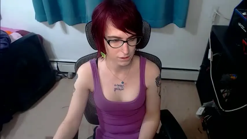 ryff_burnz — Ready to have fun with a hot trans punk? 🤤💋 TIP 25 FOR PM ANSWER #trans #femboy #girlcock #tattoos #punk