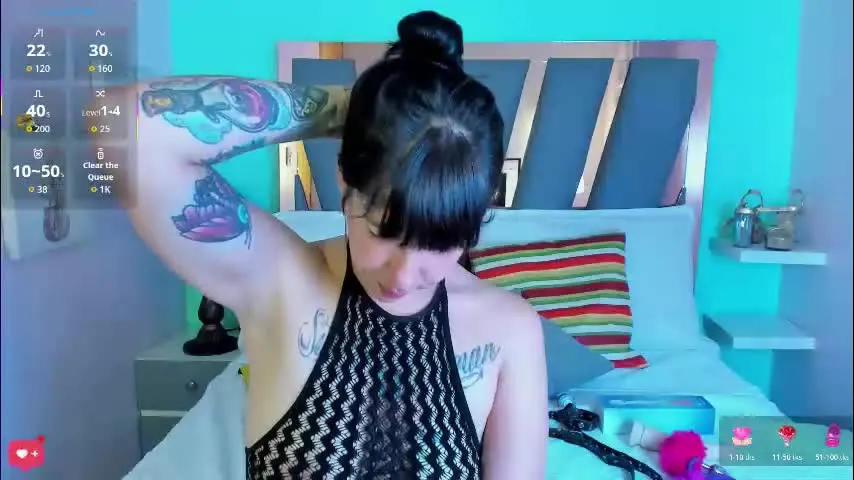 nora_temptress — deep throat [16 tokens left] Your slave return, come and tell you my return #squirt #tattoos #latina #slave #deepthroat