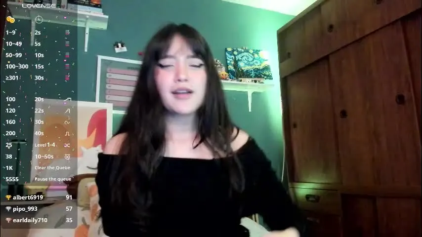 _moon_cake_ — Hey! i'm Moon a #teen #petite and #latina with #smallboobs #lovense - Goal: 🚀 Full Naked 🚀 [187 tokens left]