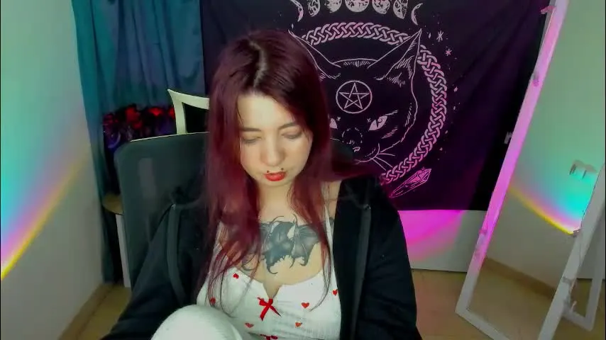 black_kittie_01 — GOAL: take off skirt [600 tokens remaining] 🤭🤭 #lovense on! 🥵💦make me purrr with my fav pattern 25 38 101 160 #feet #goth #tease #sexy