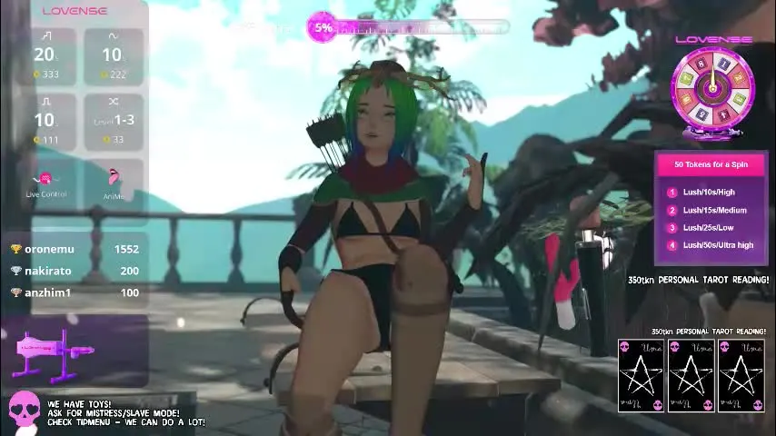 emyliveshow — Uma's 3D Hentai Live Show #anime #hentai #slave #skinny #teen