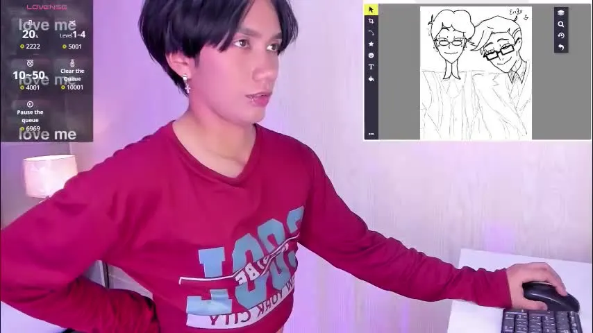 eriol__ — GOAL: Legs up + spread pussy with control x4min [522 tokens remaining] Welcome to my room! #ftm #smalltits #skinny #teen #lovense