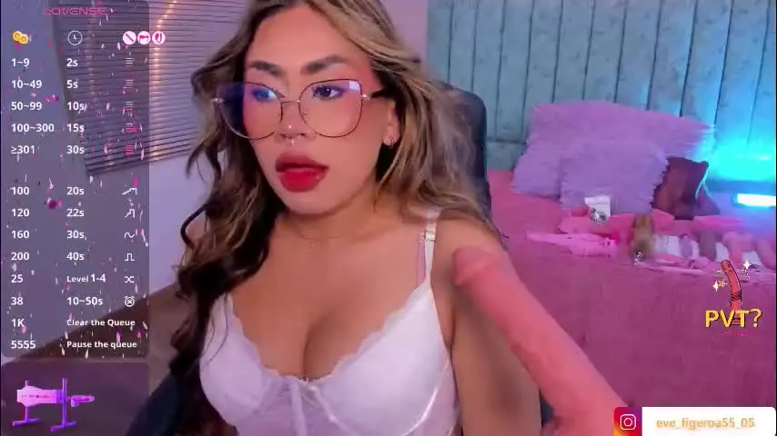 eveline_figeroa — GOAL: lingerie+eye contact [23 tokens remaining] Hello, my name is Eve. Let's start playing. 🔥 #latina #anal #fuckmachine #deepthroat #young