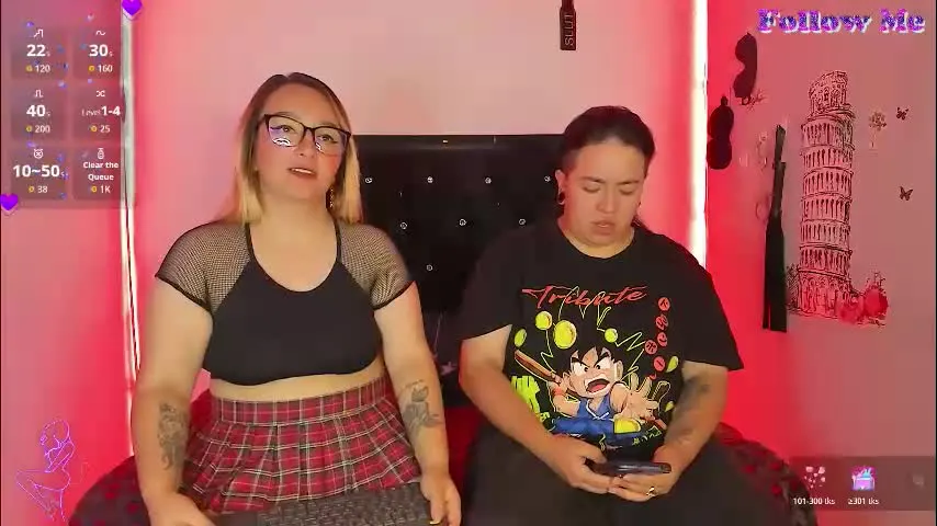 katieeandsharon — Lovense Lush on - Interactive Toy that vibrates with your Tips - Goal: New Goal [98 tokens left] #bdsm #slave #bigboobs #feet #lesbian