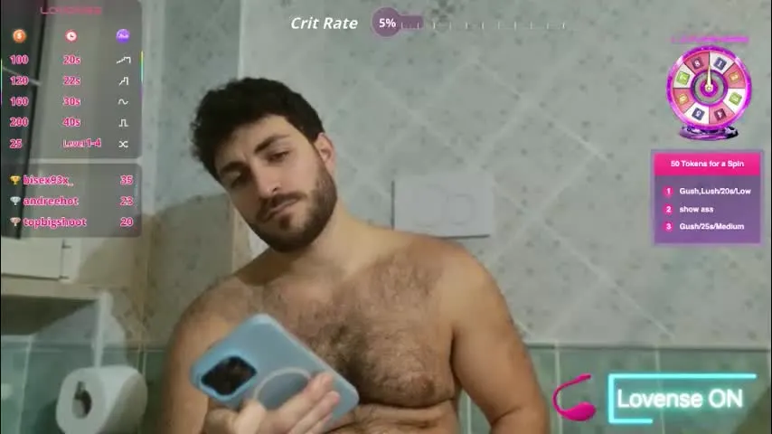 mark_ariete — Goal: oil on body #teasing #handsome #bigfeet #bigdick #bigass #oil - Next Goal: Show ass🍑