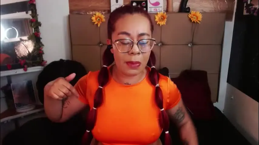 miia_spencer_ — GOAL: Slow & teasing topless🍒 [150 tokens remaining] Curvy Redhead With Glasses, Come Closer 🔥 #latina #ebony #bigtits #smoke #bigass