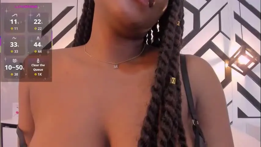 nahomikroft — DOMI ON / 11/22/33/44 💦 LUSH ON - Multi Goal: FUCK ME HARD [1000tk each Goal] #ebony #tease #hairypussy #bigtits #dirtytalk