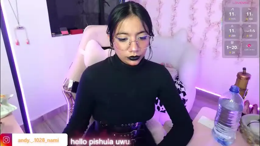 nami_usagi — GOAL: spit a lot [180 tokens remaining] 💖hi pishula uwu 💖 uwu 💖I'm watching a series, interrupt me🍓💖💖 #tease #asian #saliva #cuckold #goth
