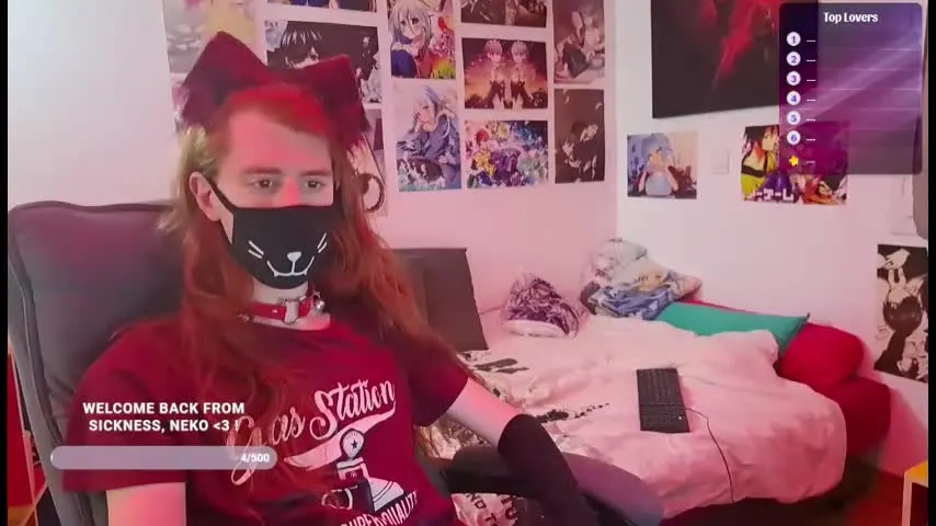 neko_nyaaa — Goal: Welcome back from sickness, Neko