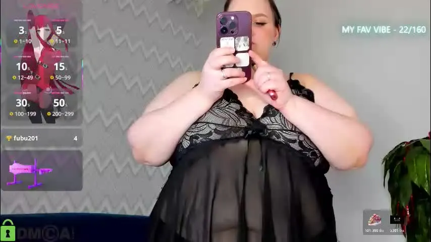 sex_puma — GOAL: good start [8 tokens remaining] Hi CB, I am your best gift for Christmas. #bbw #fuckmachine #cute #bigbelly #naked