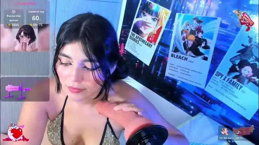 violet_fiore — Saliva face and ahegao [150 tokens remaining]