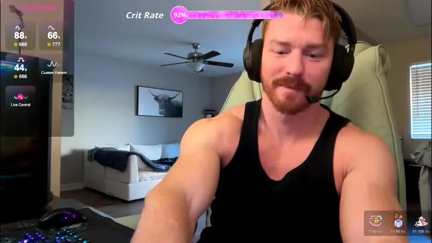 bigmcr1 — #bubblebutt #muscles #gamerbabe #bigcock #redhead