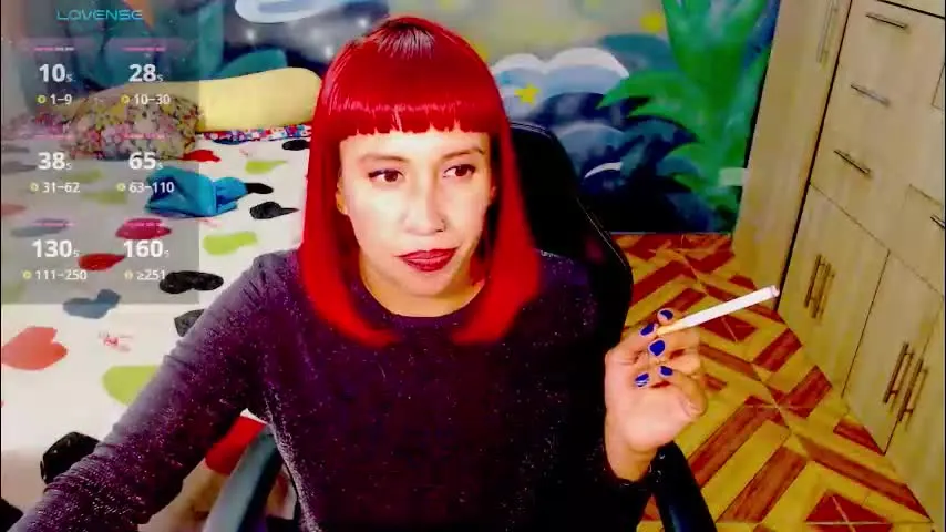 eimy_lorens — GOAL: I want to sit on you face [91 tokens remaining] Welcome to my room! #smoke #hairy #redhead #saliva #jeans