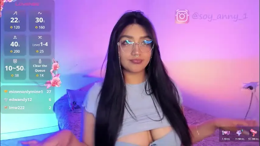 soy_anny_19 — GOAL: 🌷🌷 Remove bra 🌷🌷 [40 tokens remaining] 💦💦Please complete my goals and make me drip a lot 💦💦 #new #asian #bigboobs #young #latina #fetish #latina #bigboobs