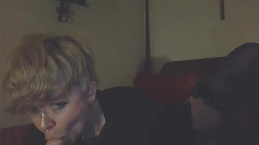 gothtransboy — feminine trans boy with shaved pussy #transman #trans #bigclit #dildo #sologirl