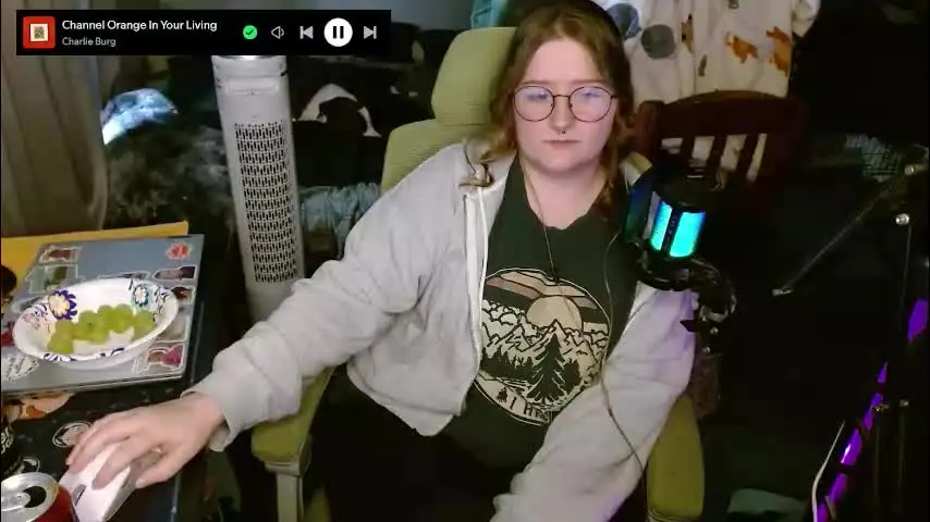 smolswisrol — First stream back ^-^ Come chill with me #nonude #glasses #nerdy #chatting #gamer