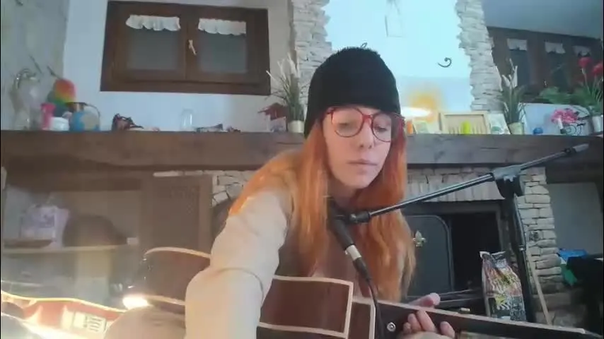 coconutpee — #pawg #cute #guitar #redhead #smoking