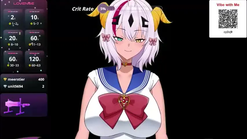 cutemio — GOAL: Make me cum [0 tokens remaining] Riku is back! #anime #vtuber #cosplay #new