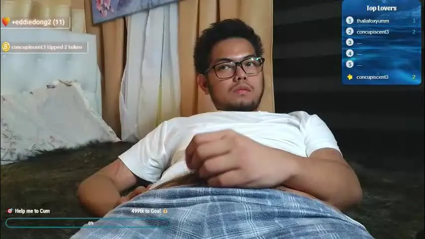 ricky_cum69 — Welcome to my room! - Goal: Help me to Cum [499 tokens left]