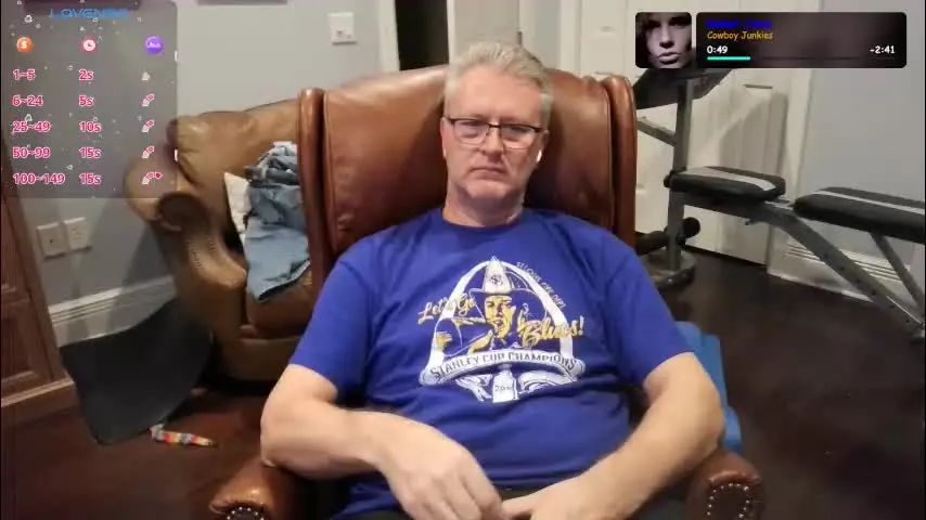 justavoyeurhere — Sunday night playtime with Daddy! // GOAL: Take of 1 item of clothes - your choice // EPIC GOAL: Public cumshow and shower! #daddy #pvt #lovense #hairy #feet